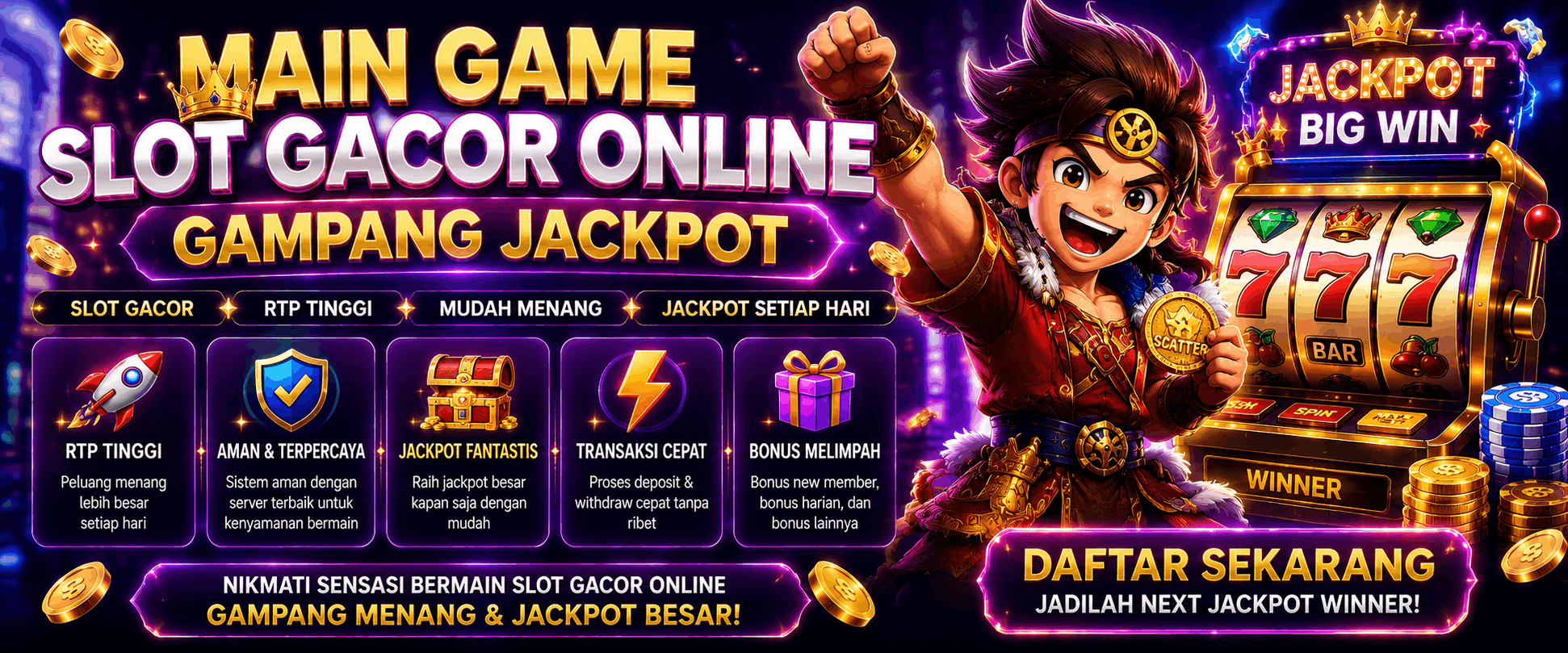 Main Game Slot Gacor Online Gampang Jackpot