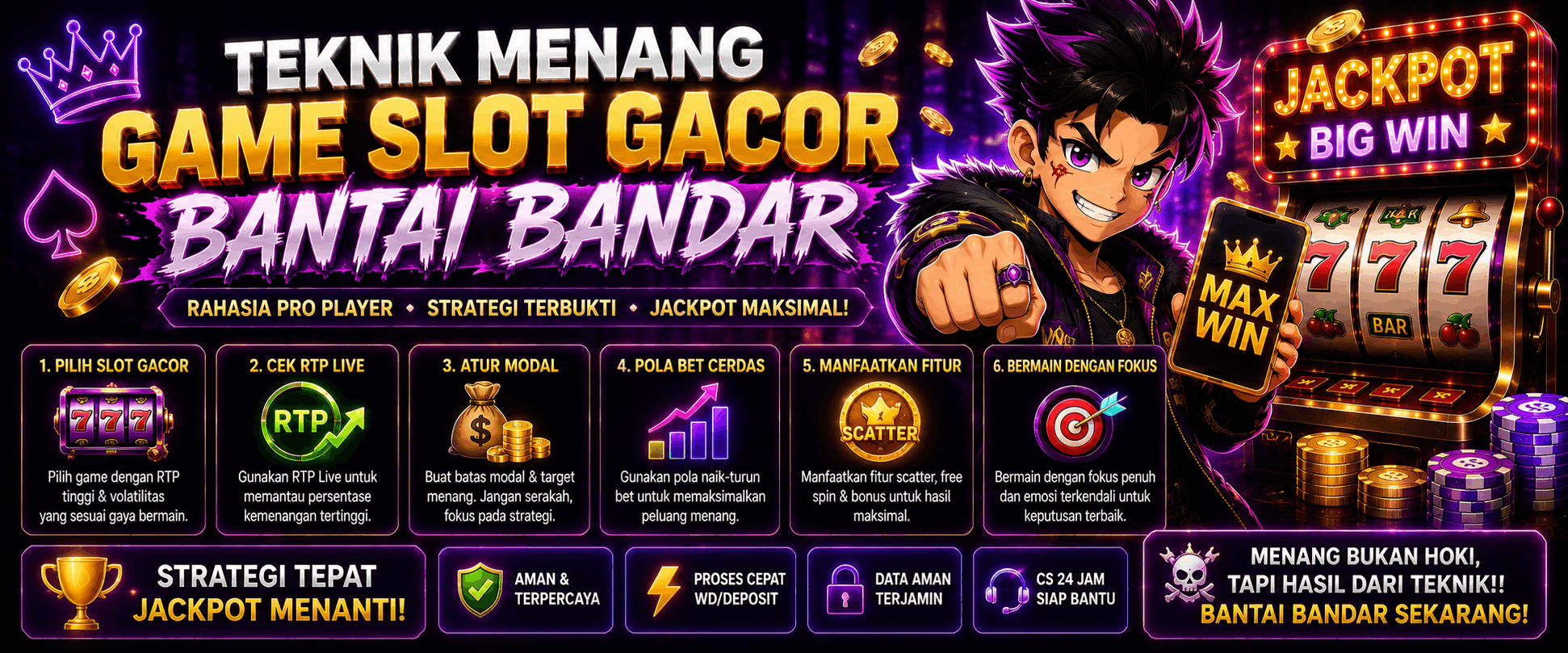 Teknik Menang Game Slot Gacor Bantai Bandar